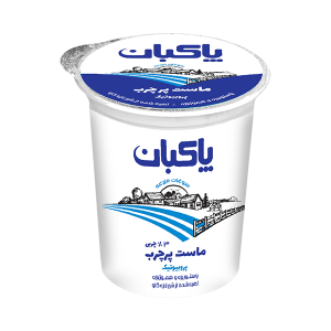 ماست پاستوریزه پر چرب پروبیوتیك وزن 450 گرم پاکبان